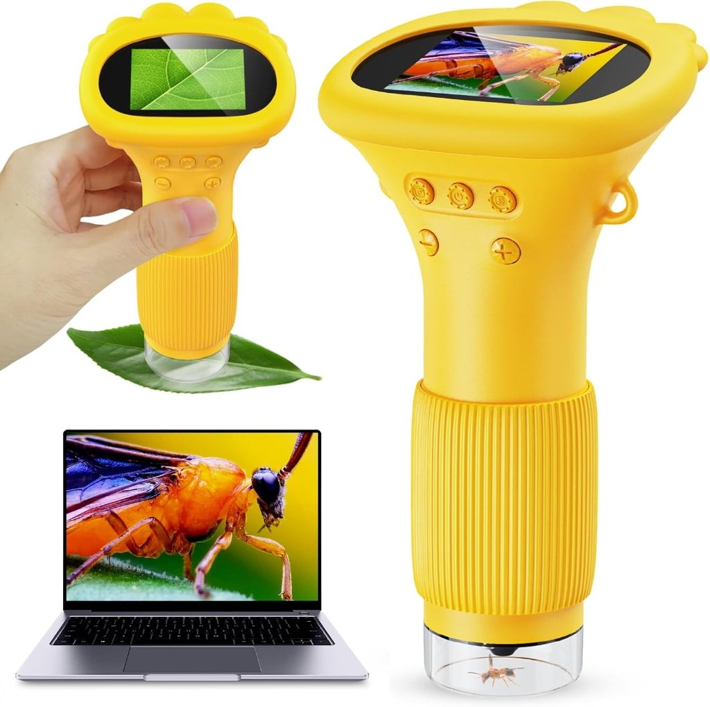 Ashfly Pocket Microscope for Kids