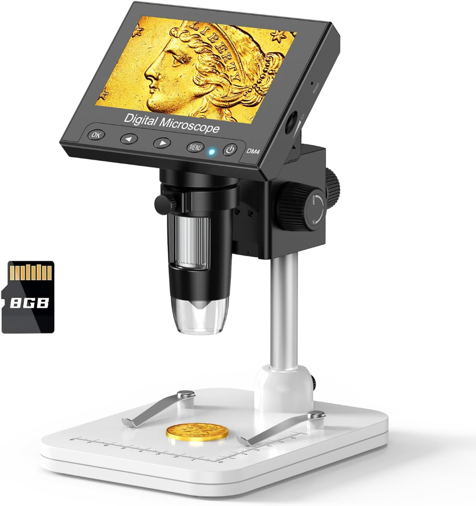 4.3 Inch Screen Digital Coin Microscope