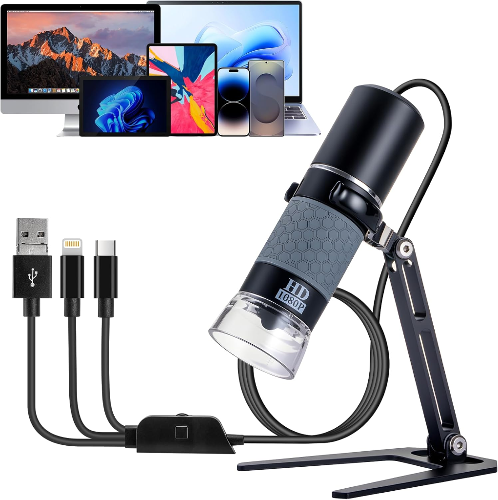 Jiusion 1080P USB Digital Microscope