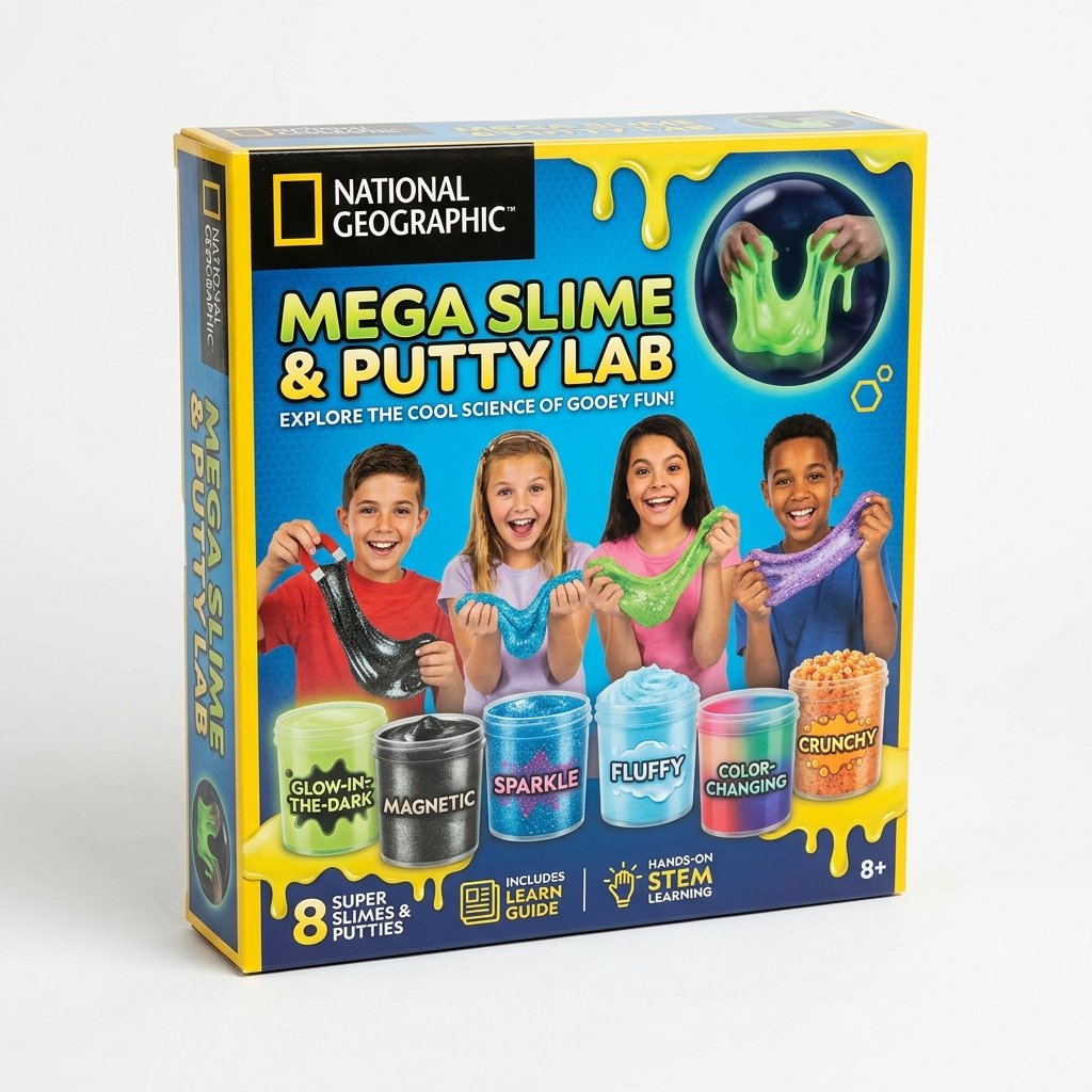 National Geographic Mega Slime & Putty Lab