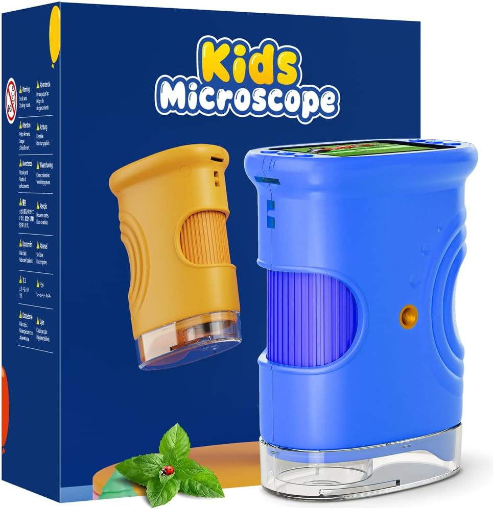 Temodu 1000X Handheld Microscope for Kids